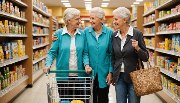 Aide aux courses pour seniors : autonomie et compagnie réunies